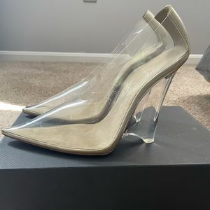 Yeezy season 8 clear soft pvc pump
